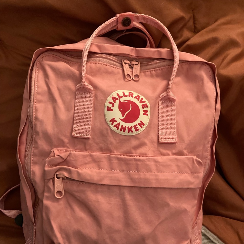 Pink Large Fjallraven Kanken Backpack